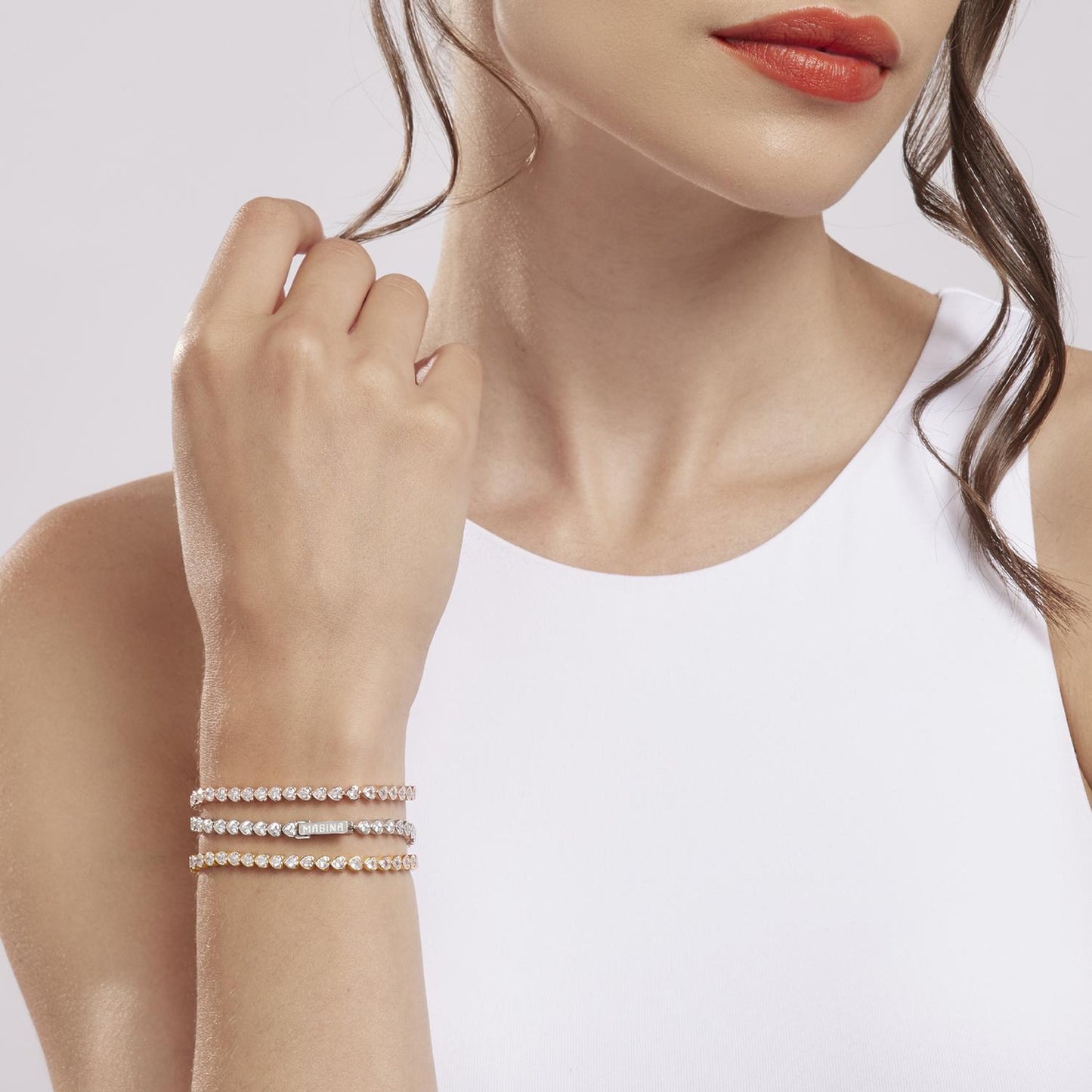 Bracciale Tennis "Pensiero Stupendo" | 3 varianti | Mabina