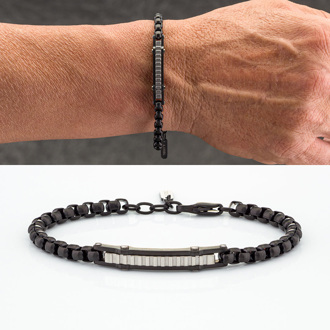 Bracciale a catena in acciaio | 2Jewels
