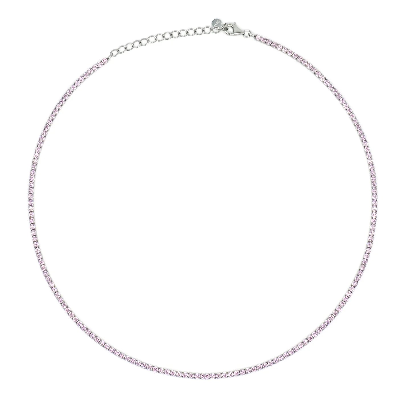 Chocker Tennis Argento | 5 varianti colore | Dilvdò