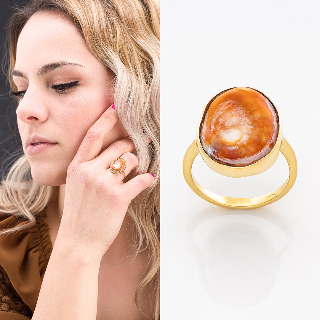 Anello con Occhio di Santa Lucia | Artigianato Sardo