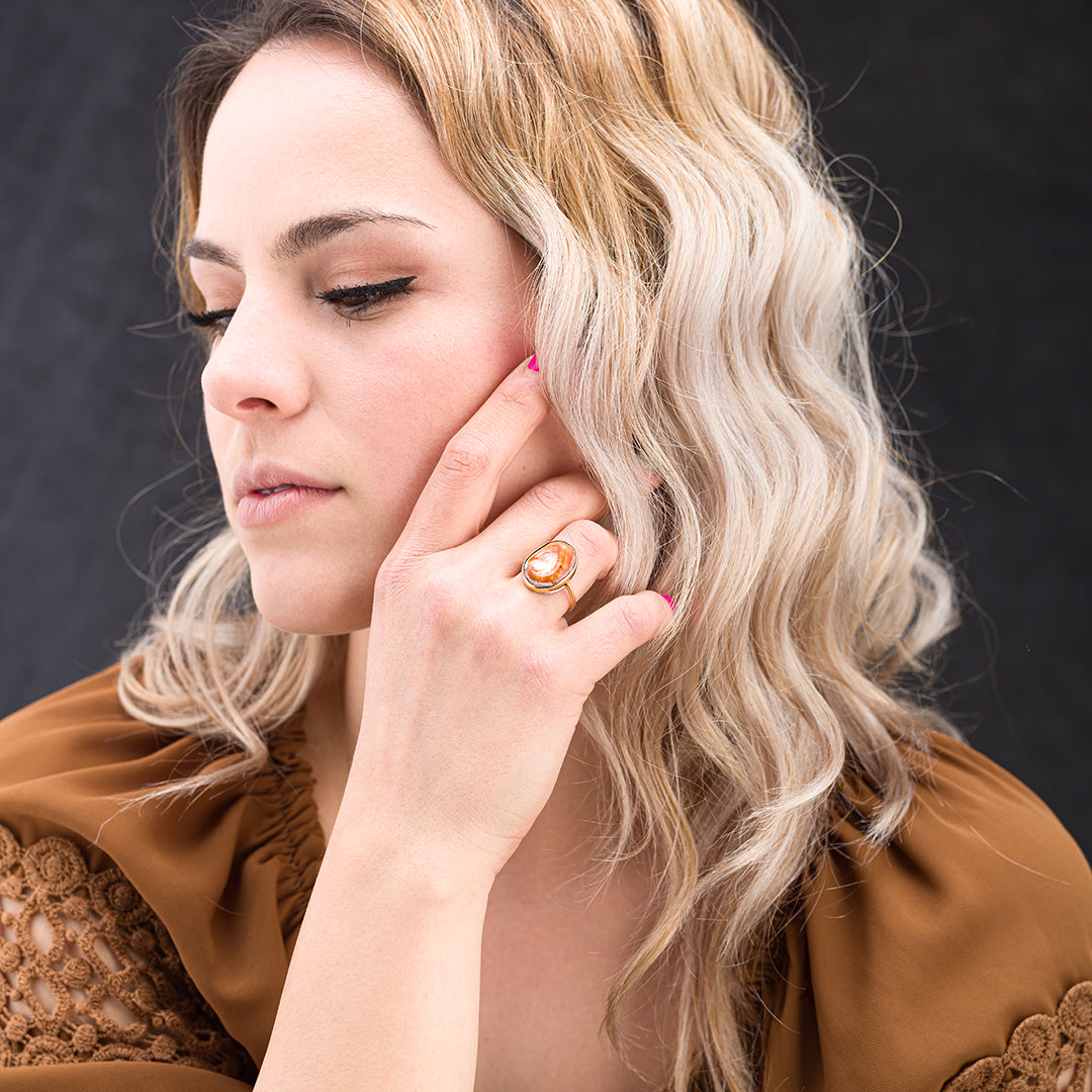 Anello con Occhio di Santa Lucia | Artigianato Sardo