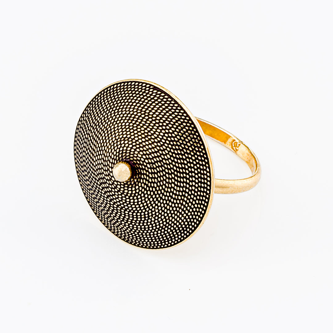 Anello in filigrana con corbula in argento 20mm | Artigianato Sardo