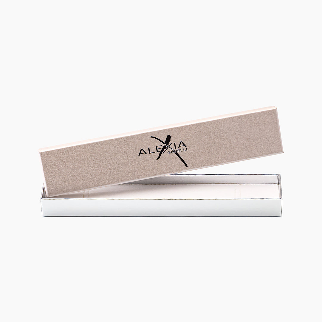Bracciale Tennis | Acciaio inox e zirconi bianchi - Alexia Gioielli