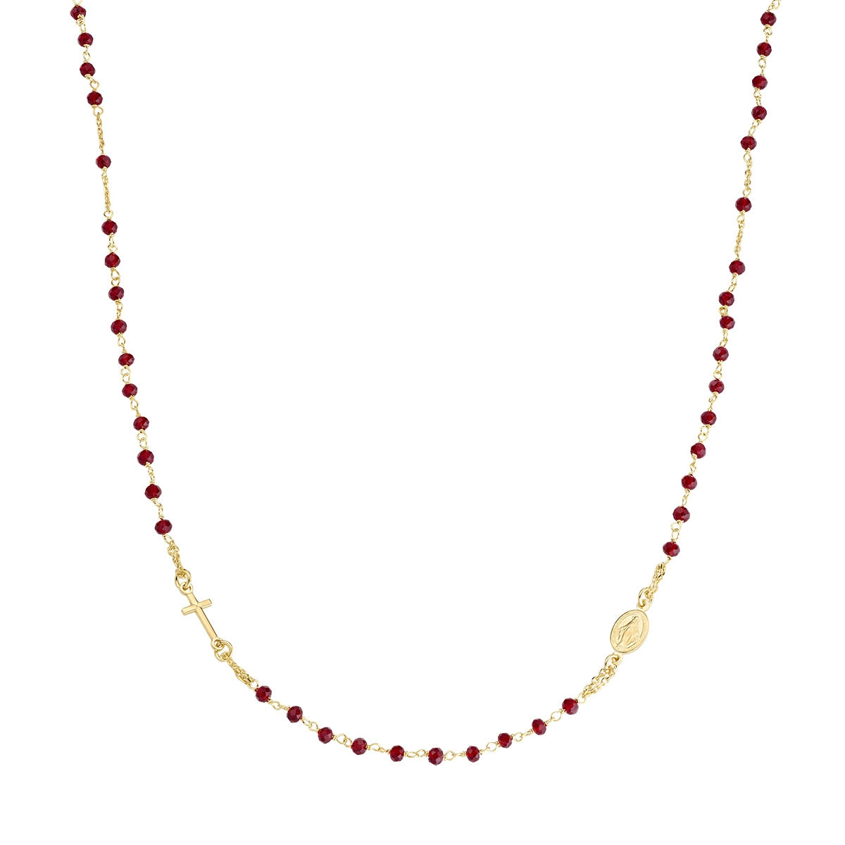 Rosario Cristalli Croce Charm | Amen