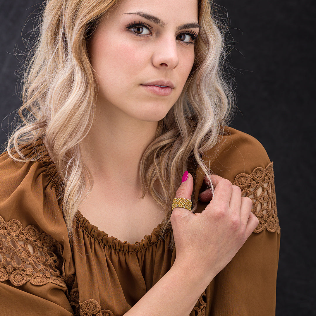 Fede Sarda tutto giro in filigrana d'Oro 18K 5 fili | Artigianato Sardo