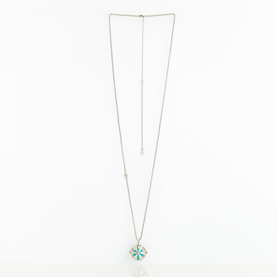Collana Chiama Angeli | Sfera Azzurra | Paciotti 4US