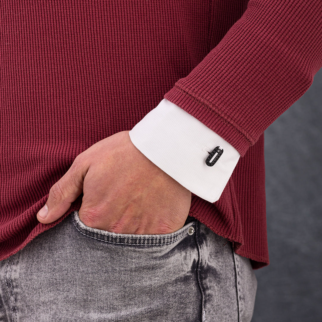 Gemelli in acciaio nero | Paciotti 4US