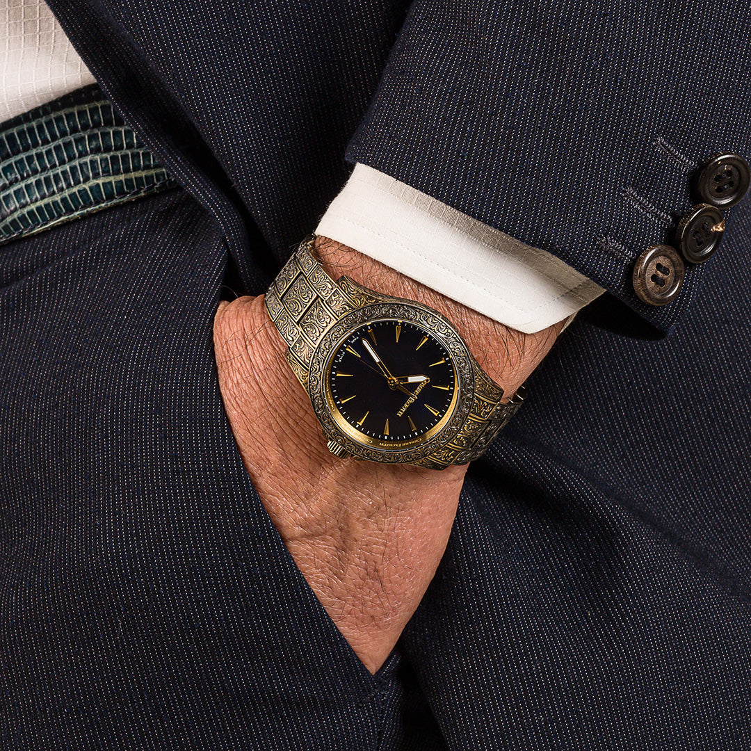 Orologio Solo Tempo Damascato | Cesare Paciotti