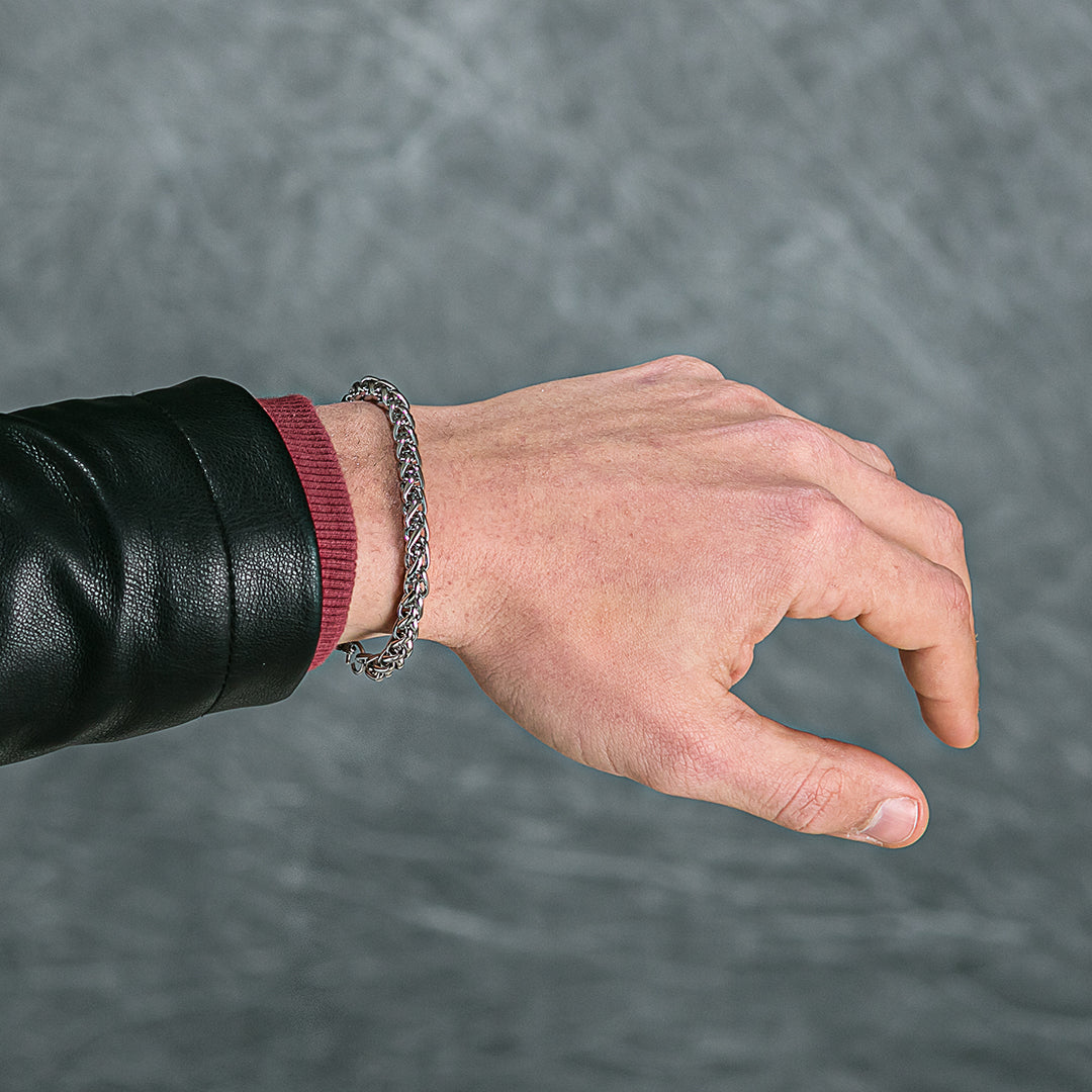 Bracciale in maglia d'acciaio | 4 varianti