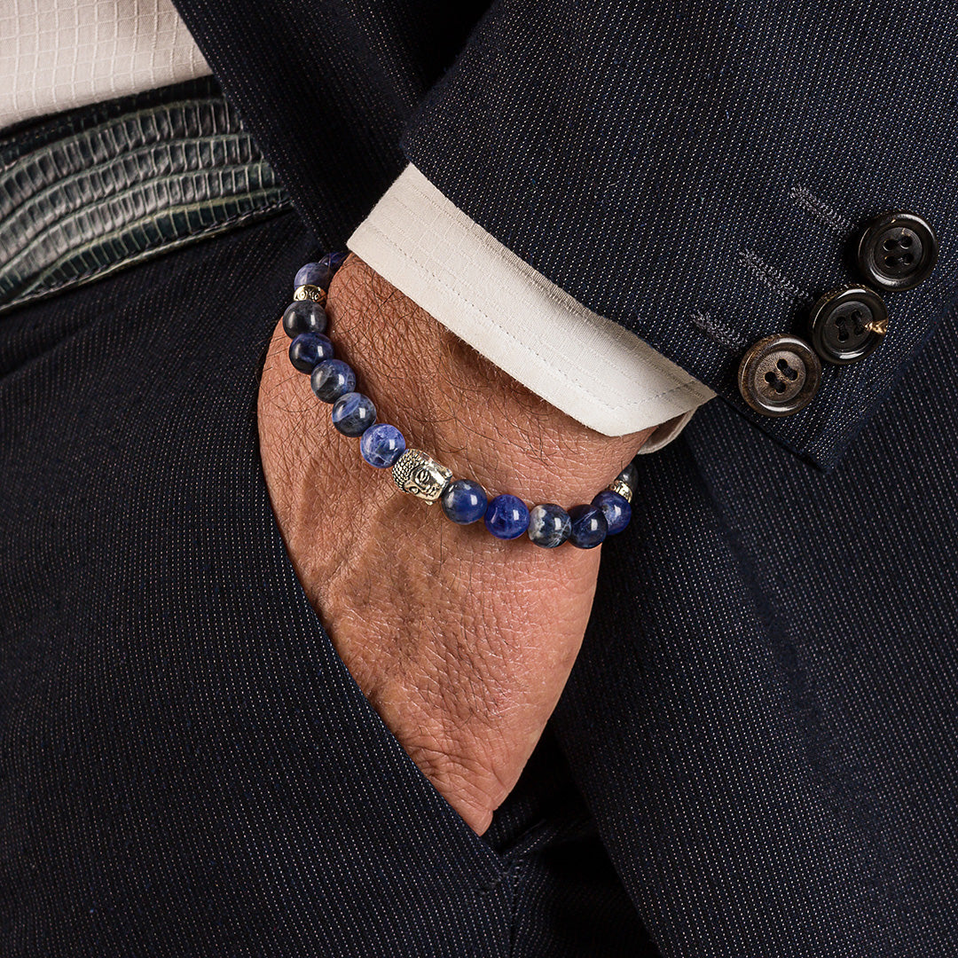 Bracciale in pietre dure | Soladite | Charm Buddha Vers. #1