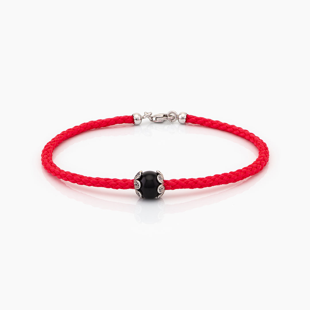 Bracciale rosso SU COCCU | Artigianato Sardo