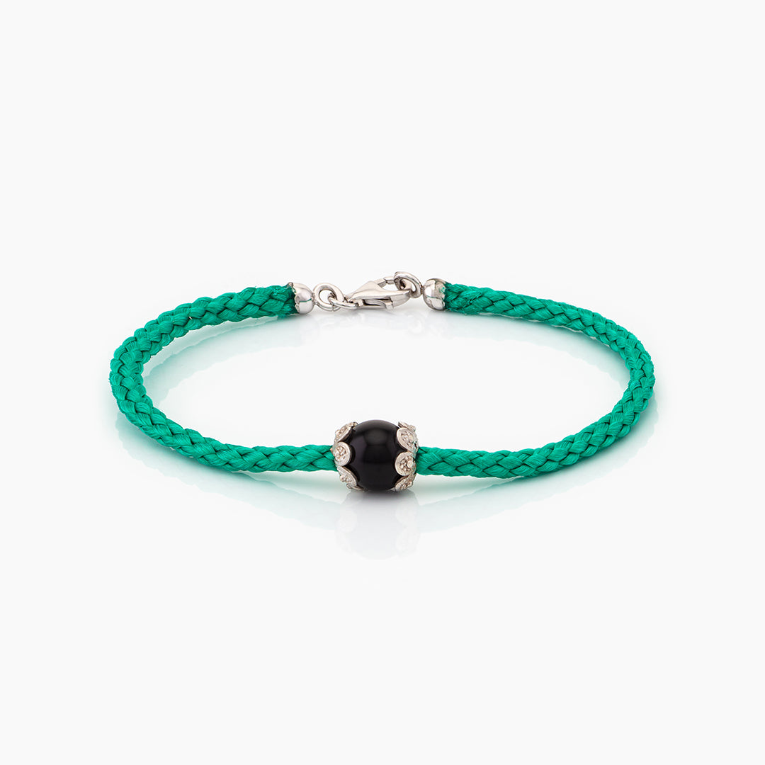 Bracciale verde SU COCCU | Artigianato Sardo