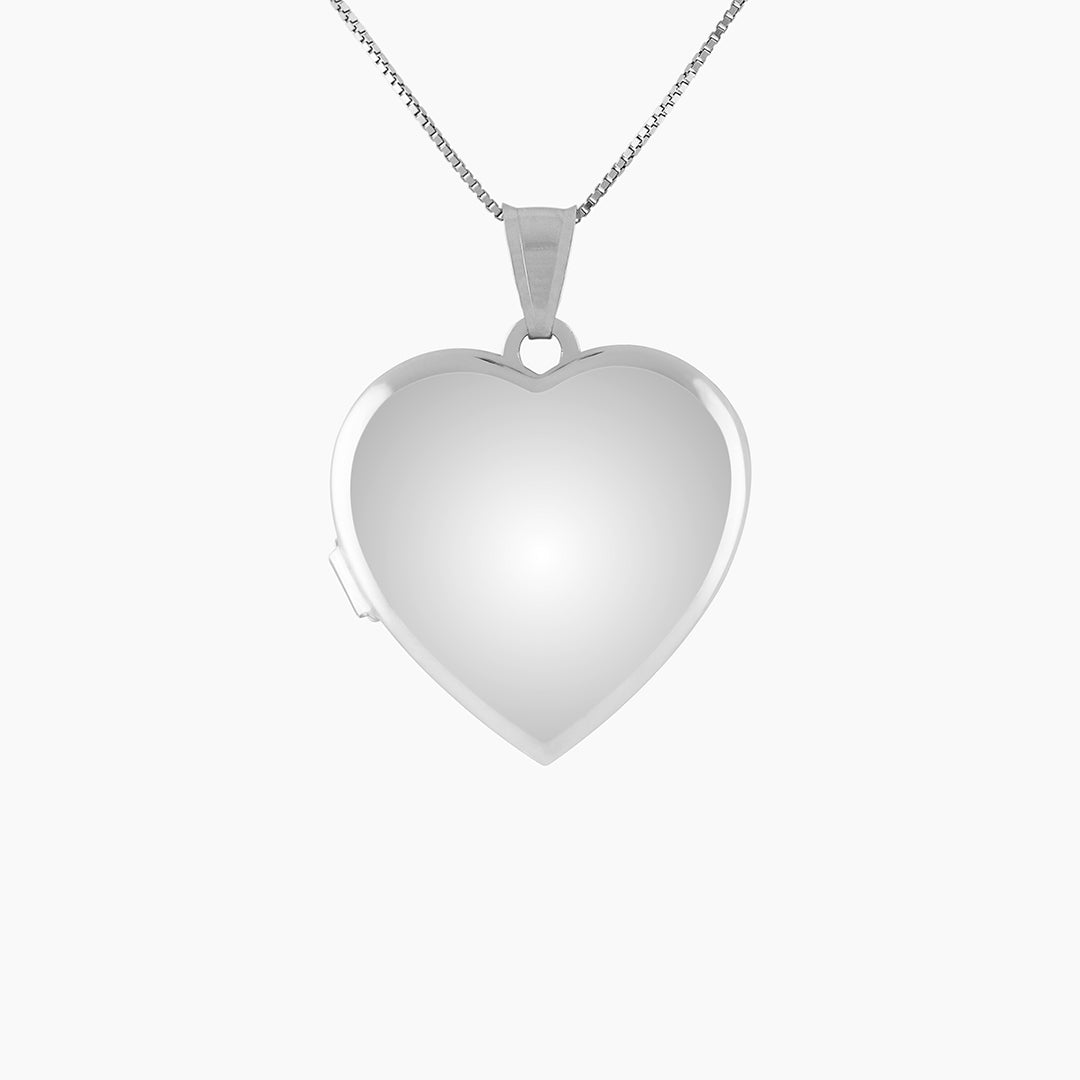 Ciondolo Portafoto a cuore in argento | Personalizzabile