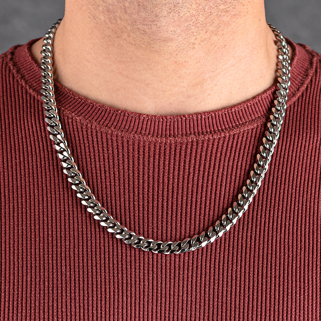 Collana in maglia d'acciaio | ⌀ 10mm