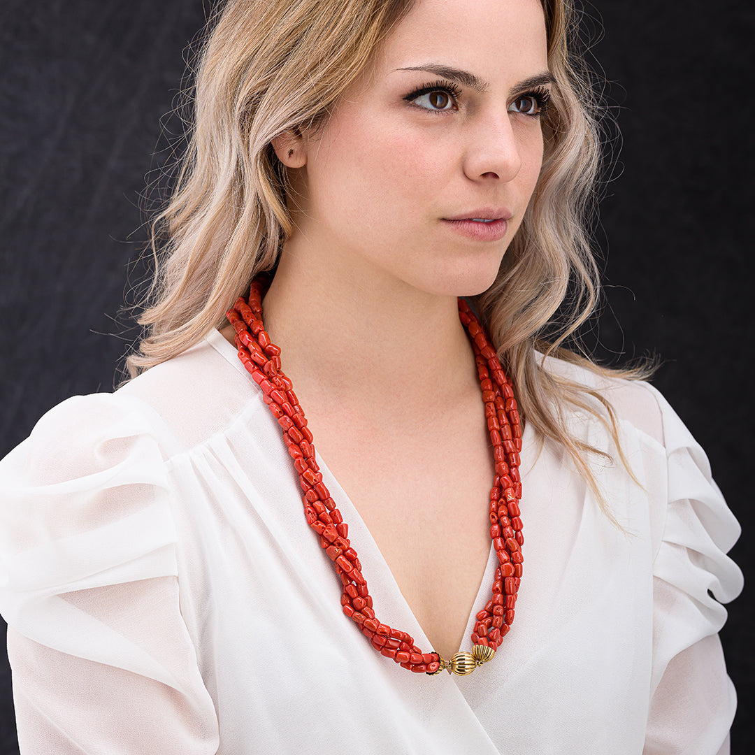 Collana in corallo | Artigianato Sardo