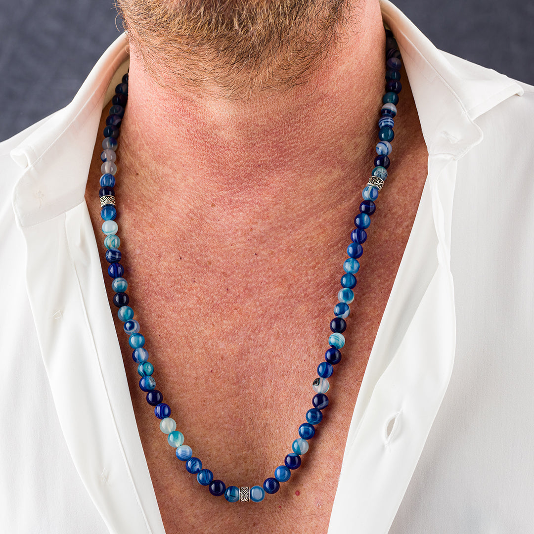 Collana Surfer in pietre dure | Agata Blu