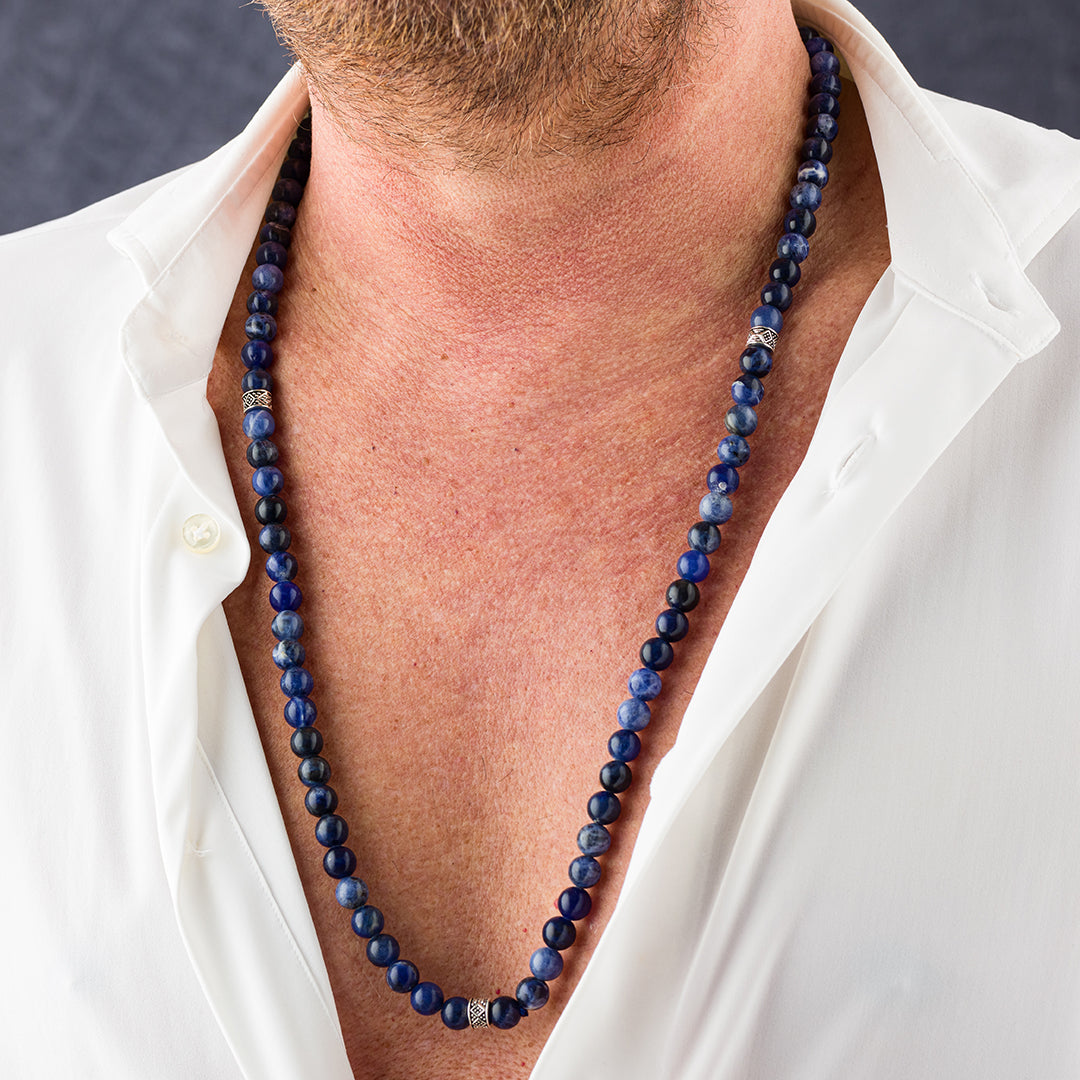 Collana Surfer in pietre dure | Sodalite