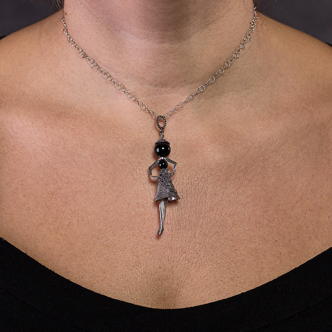 Ciondolo "Su Coccu" con Bambuledda | Artigianato Sardo | 2 varianti