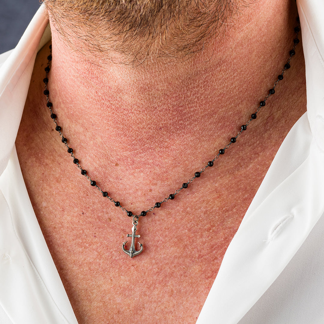 Collana con ciondolo ancora | Cesare Paciotti