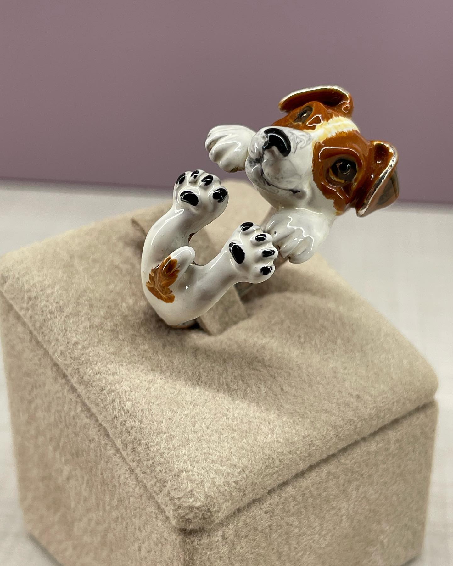 Anello con Jack Russell