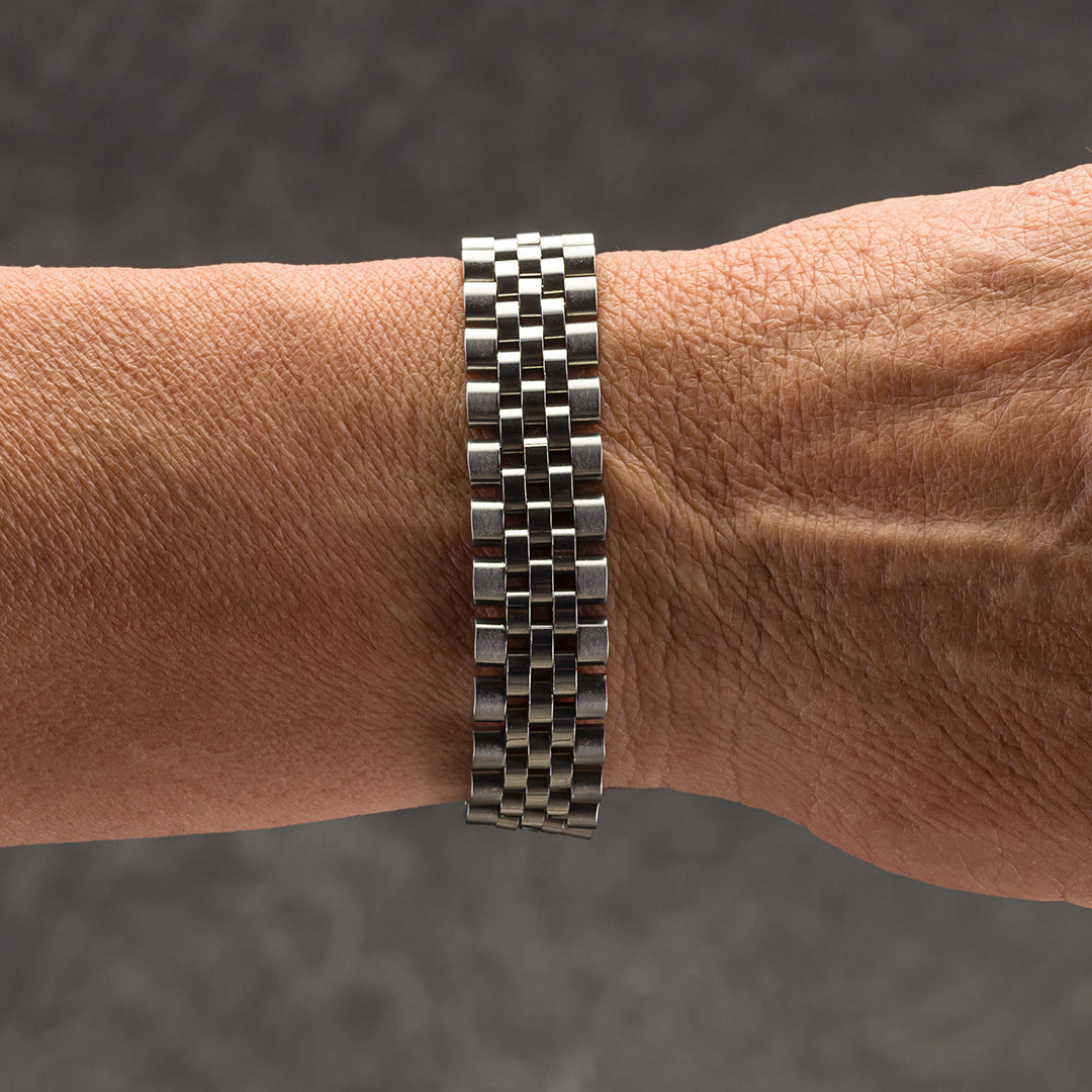 Bracciale in maglia d'acciaio | 2 varianti | ⌀ 16mm