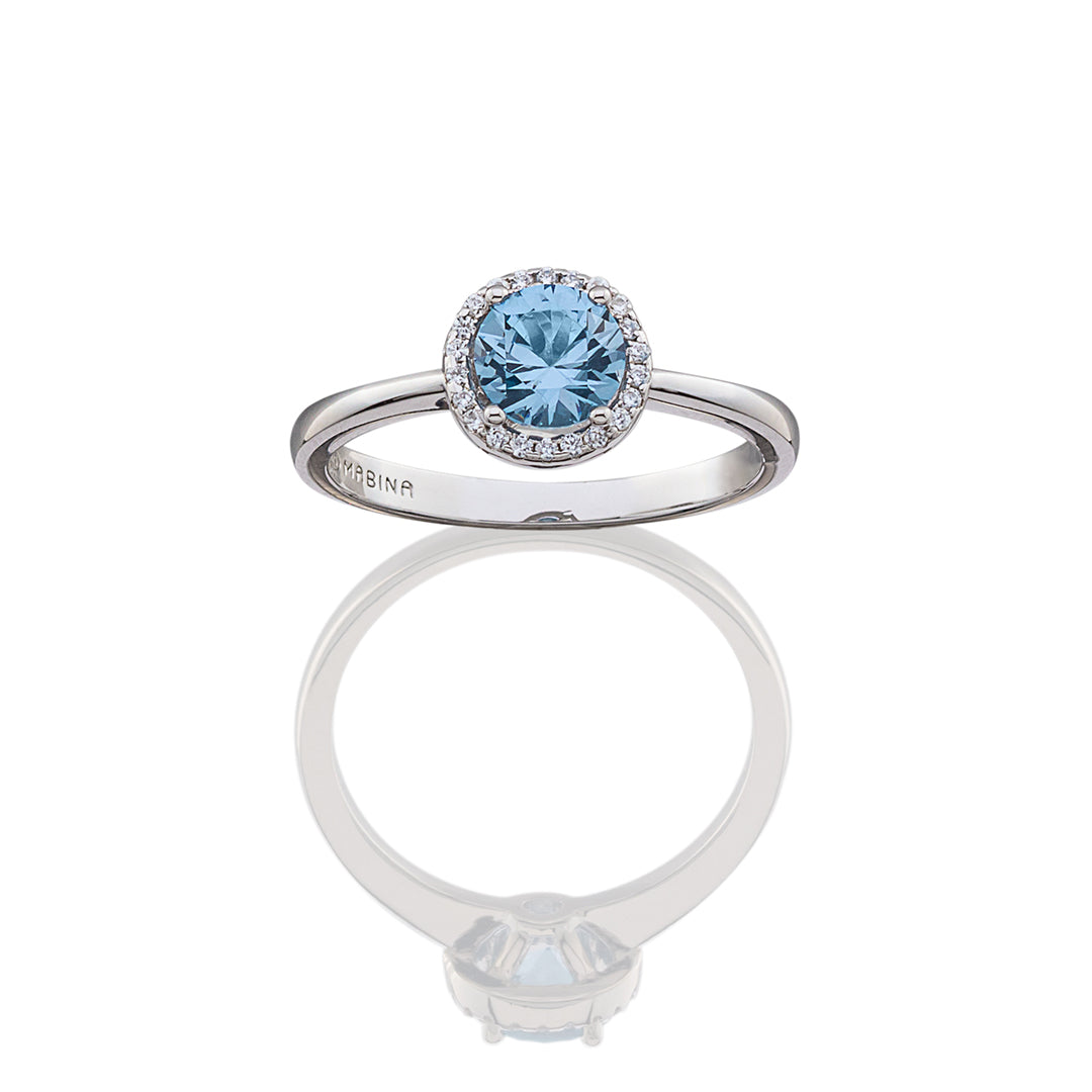 Anello in argento con zirconi | Mabina
