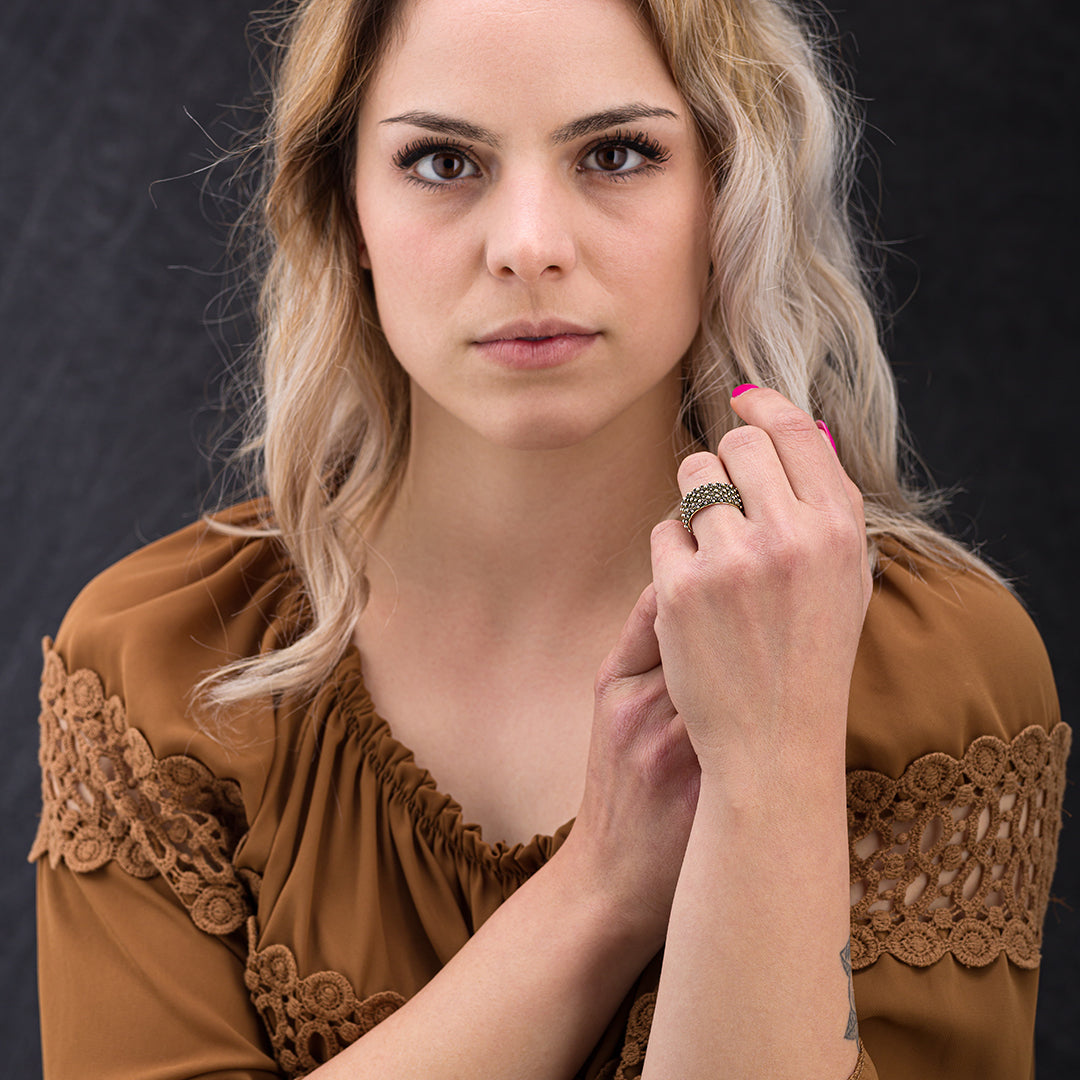 Fede Sarda in filigrana d'argento 3 fili | Artigianato Sardo