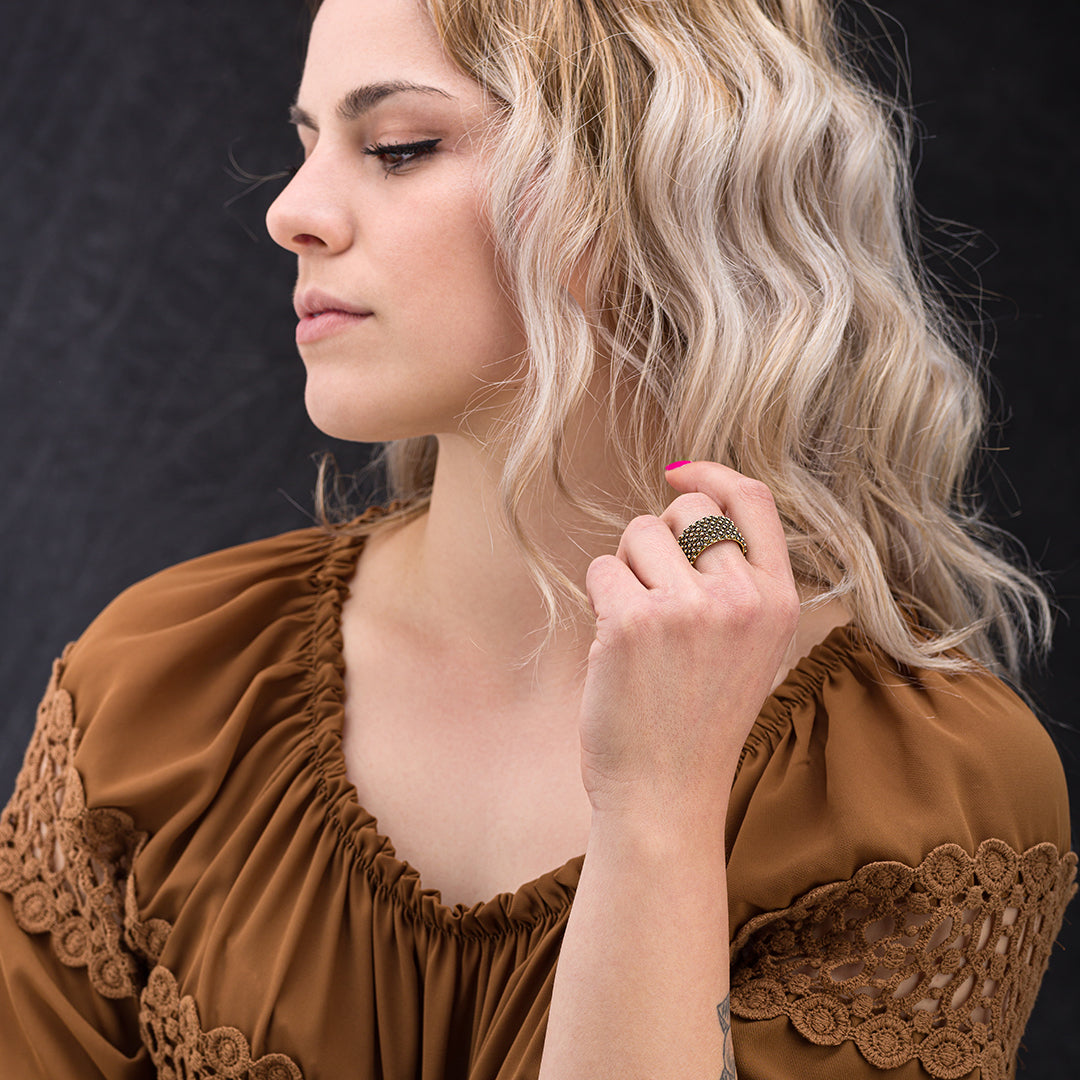 Fede Sarda in filigrana d'argento 4 fili | Artigianato Sardo