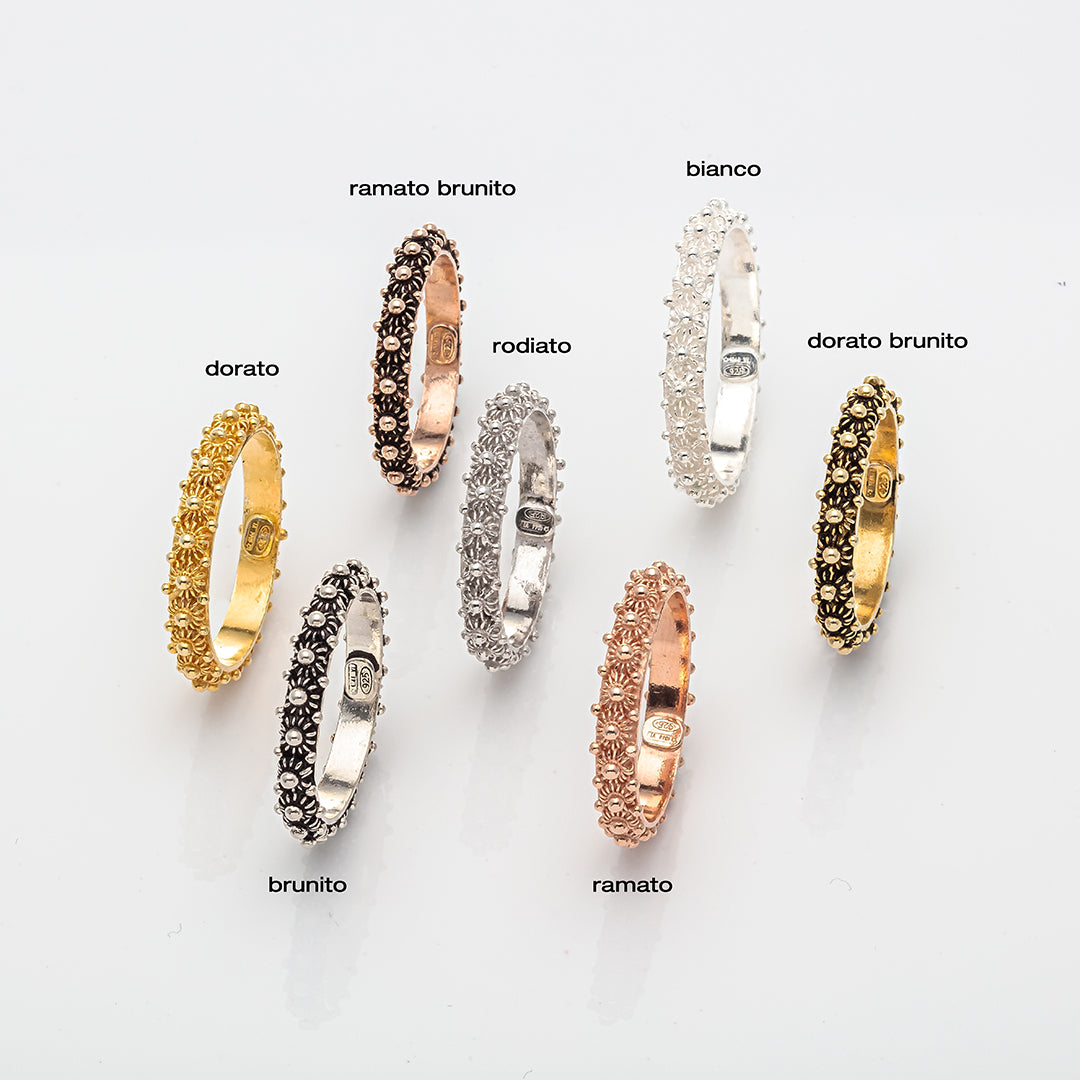 Filigrana Fede Sarda Sardinian Jewellery Gold Ring Sardinia