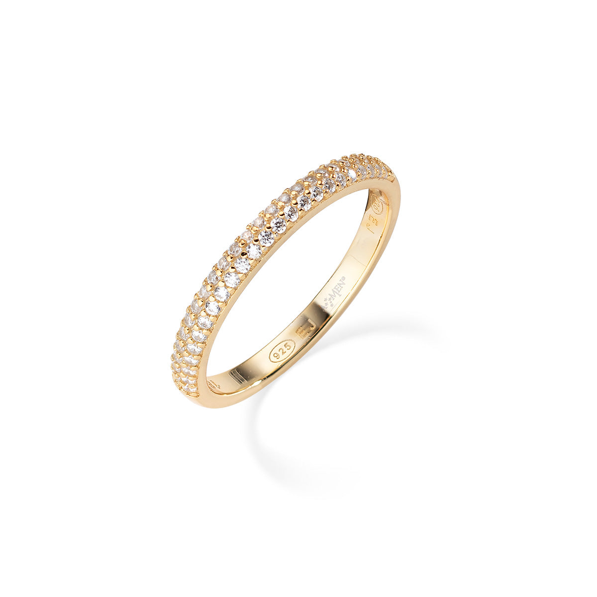 Fedina in argento con Zirconi colorati | 6 varianti colore | Amen