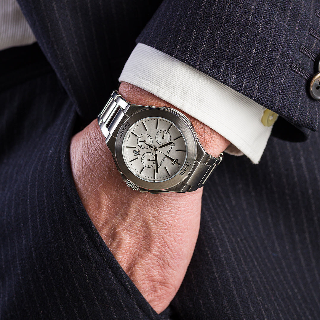 Orologio con cronografo in acciaio | Cesare Paciotti