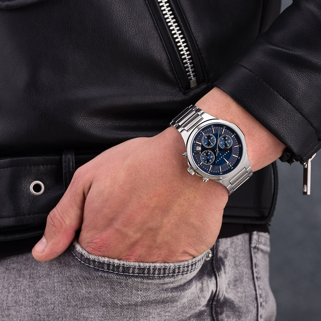 Orologio con cronografo in acciaio | Cesare Paciotti