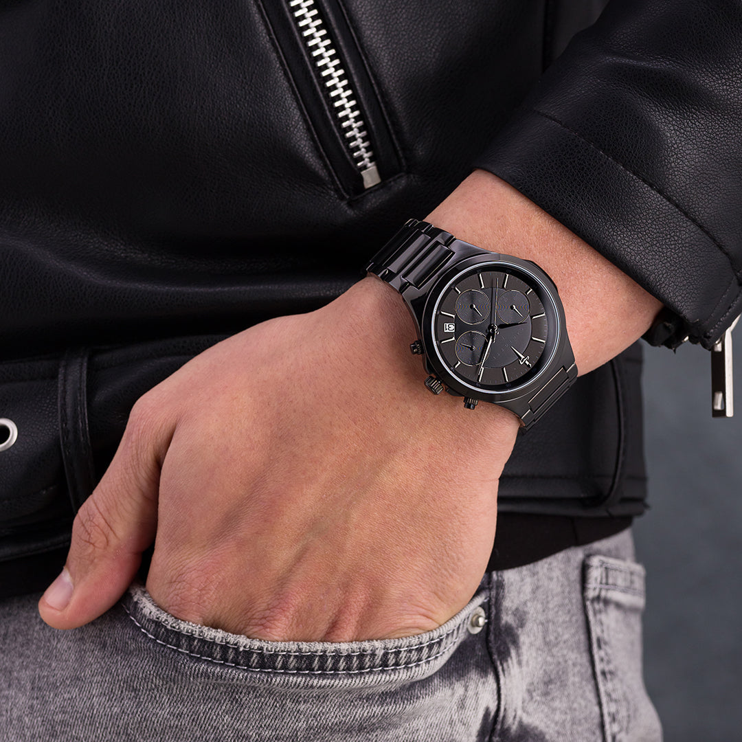 Orologio con cronografo in acciaio | Cesare Paciotti