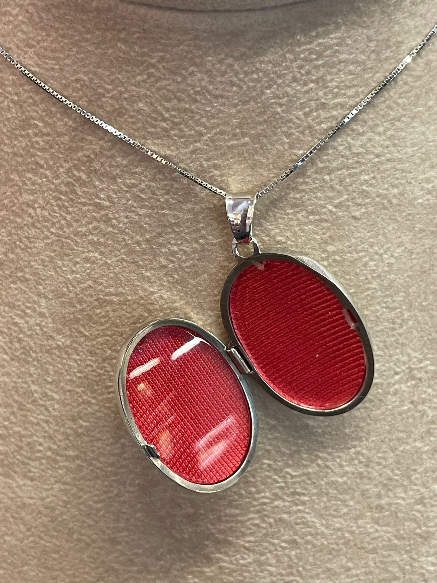 Ciondolo Portafoto in argento | Personalizzabile