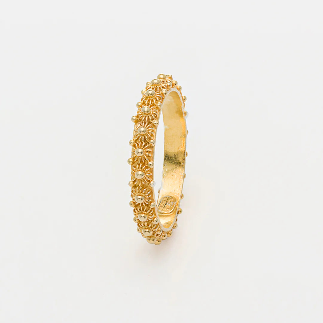 Fede Sarda in filigrana d'oro 18 ct 1 filo | Artigianato Sardo