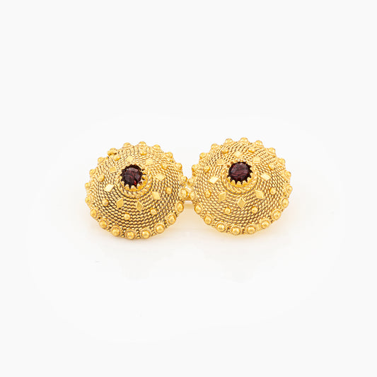Spilla doppi Bottoni Sardi Campidanesi 20mm | Artigianato Sardo