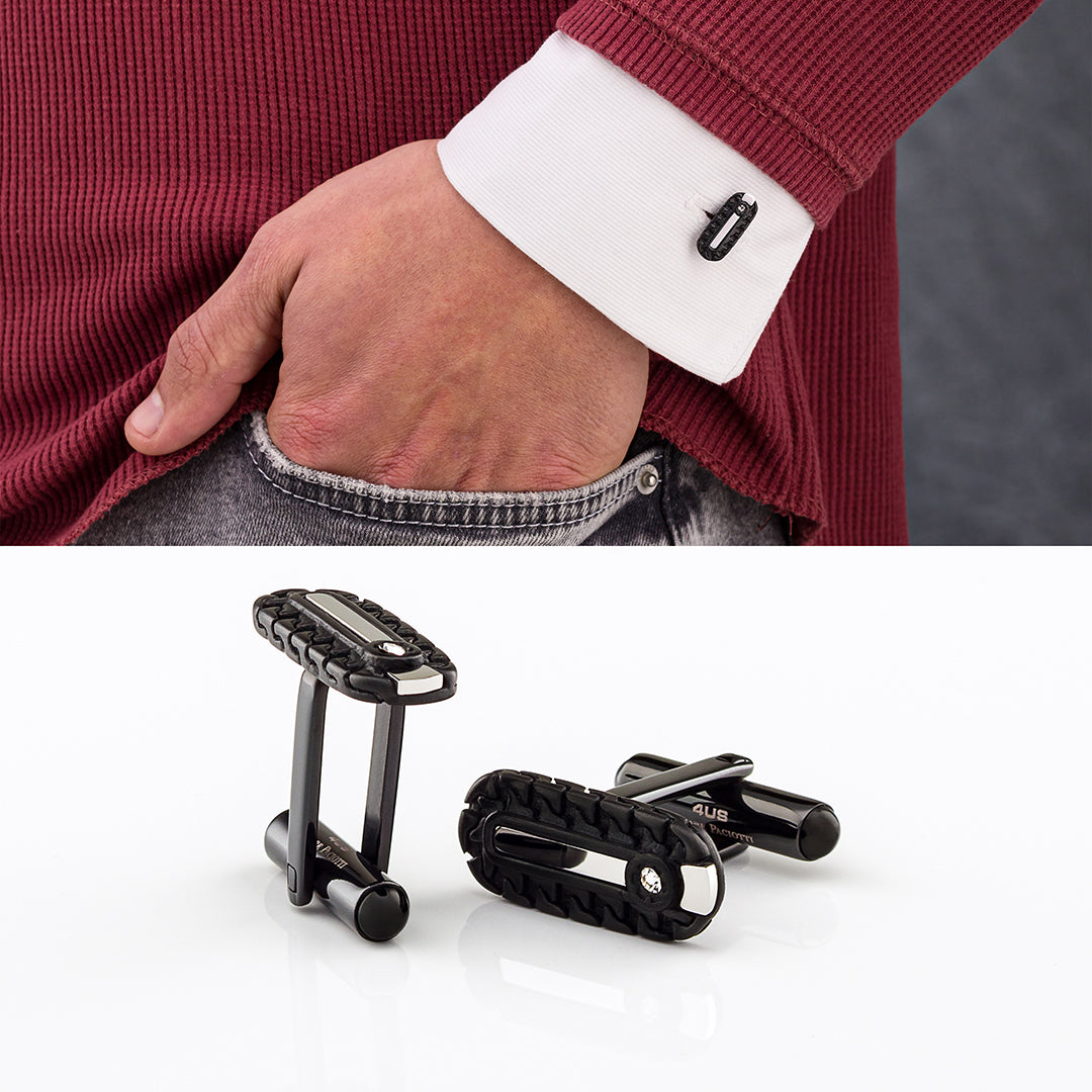 Gemelli in acciaio nero | Paciotti 4US