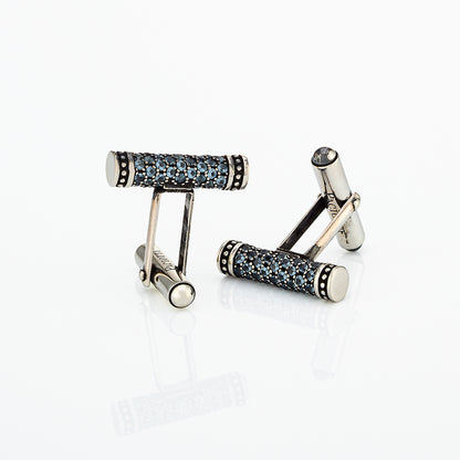 Gemelli in argento e pietre colorate | Cesare Paciotti