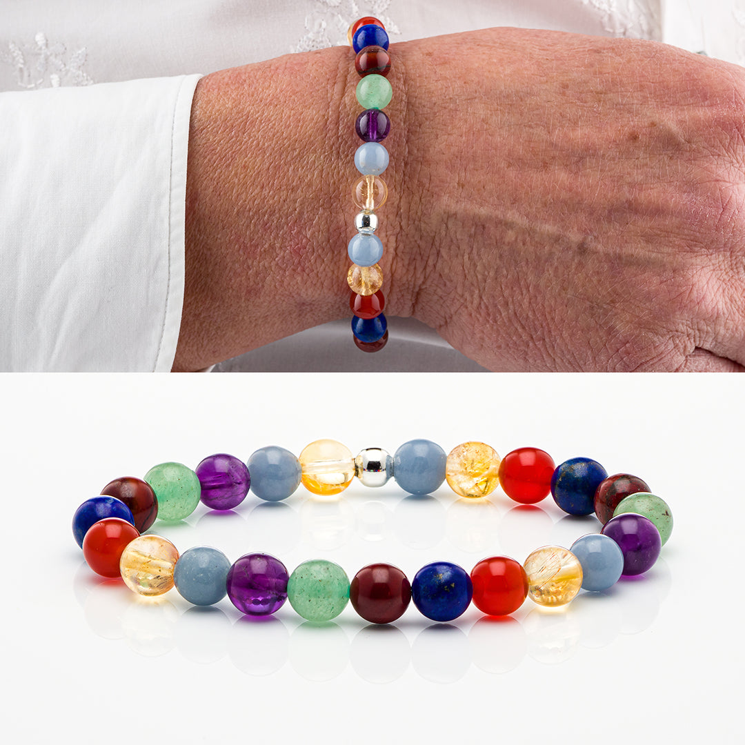 Bracciale in pietre dure | 7 Chakra