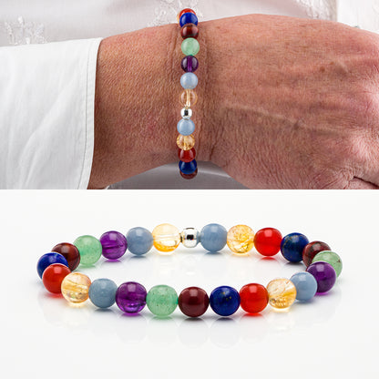 Bracciale in pietre dure | 7 Chakra