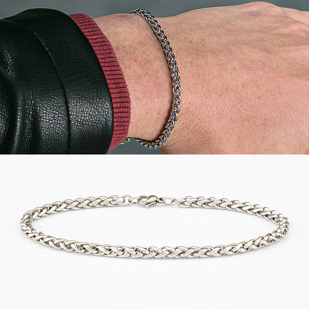 Bracciale in maglia d'acciaio |  4 varianti