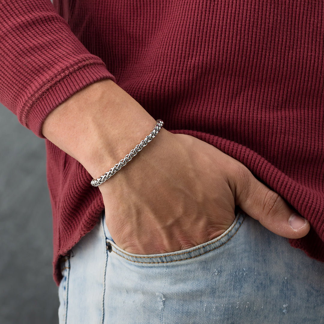 Bracciale in maglia d'acciaio |  4 varianti