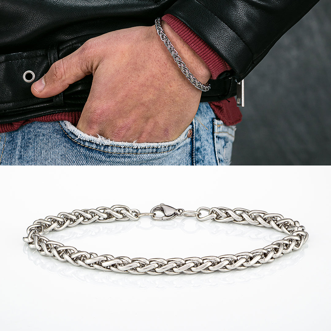 Bracciale in maglia d'acciaio |  4 varianti