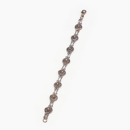 Bracciale in filigrana - Artigianato Sardo con dettaglio bottone | Maria De Deus