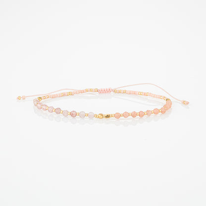 Bracciale con perline e pietre naturali