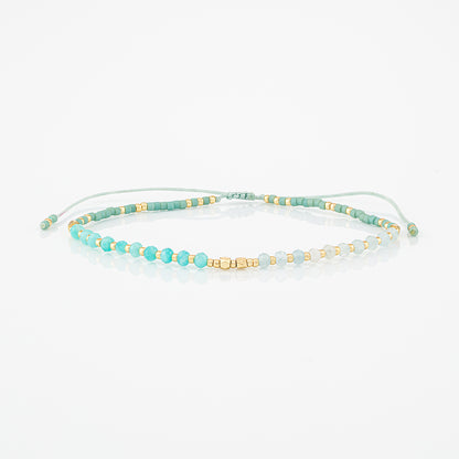 Bracciale con perline e pietre naturali