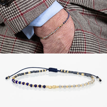 Bracciale con perline e pietre naturali
