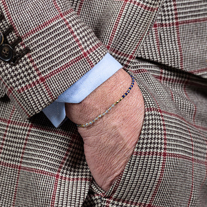 Bracciale con perline e pietre naturali