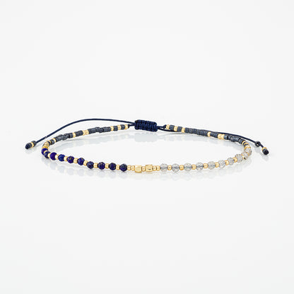 Bracciale con perline e pietre naturali