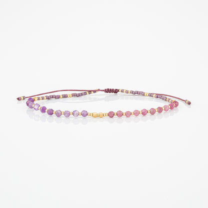 Bracciale con perline e pietre naturali